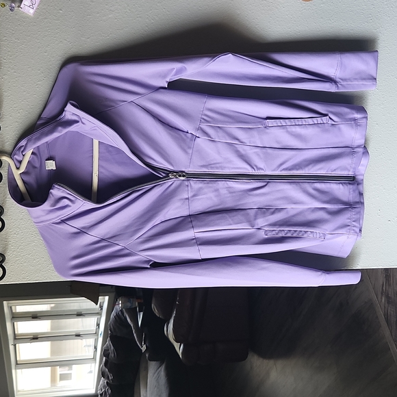 Lavender UA zip up light jacket - Picture 1 of 2